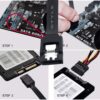 SATA 3 6.0 Gbps Data Cable with Locking Latch for HDD & SSD (Black - Straight with Both Side Locking Latch) - Image 4