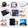 9.5mm Hard Drive Caddy – 2.5” to 3.5” SSD/HDD Converter for Laptop & Desktop Mounting Kit for Easy Installation, Durable Design - Image 6