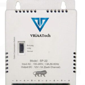 8 Channel SMPS for CCTV Output 150-285 V, Power Supply Adapter for up to 8 CCTV Cameras