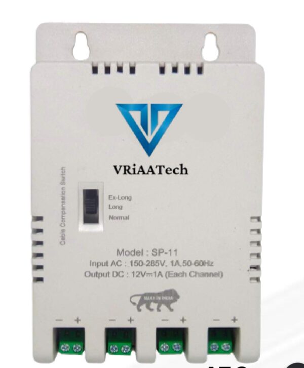 CCTV Power Supply 4 Channel Camera 12v SMPS with Multi Port for Indoor or Outdoor Security Surveillance Cameras