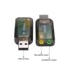 USB Sound Card Adapter USB 3D Virtual 5.1 Stereo & MIC PC Desktop Laptop - Image 2