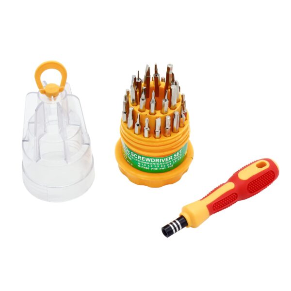 Screwdriver Set, Steel 31 in 1 with 30 Screwdriver Bits, Professional Magnetic Driver Set, for PC/Household/Furniture/Tablet/Game Console/Electronic Devices
