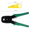 RJ45 Cable Crimping Tool 3 in 1 Modular Crimping Tool for RJ45 RJ12 RJ11 UTP Cat5E/Cat6 LAN Cutter 4P4C 4P2C - Image 6