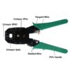 RJ45 Cable Crimping Tool 3 in 1 Modular Crimping Tool for RJ45 RJ12 RJ11 UTP Cat5E/Cat6 LAN Cutter 4P4C 4P2C - Image 5