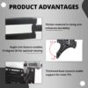 TV Wall Mount Bracket for 14 to 42 inch LED/HD/Smart TV’s, Swivel Rotatable Universal TV Wall Mount Stand - Image 2