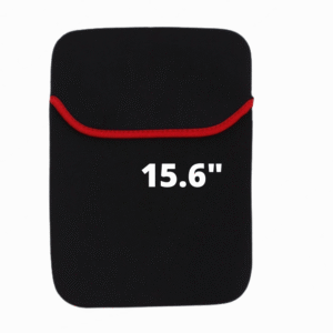 Laptop Sleeve 15.6 Inch, Zipperless, Waterproof, Slim Fit Laptop Case for HP Dell Lenovo Asus Acer, MacBook, Mouse Pad Use (Red/Black)